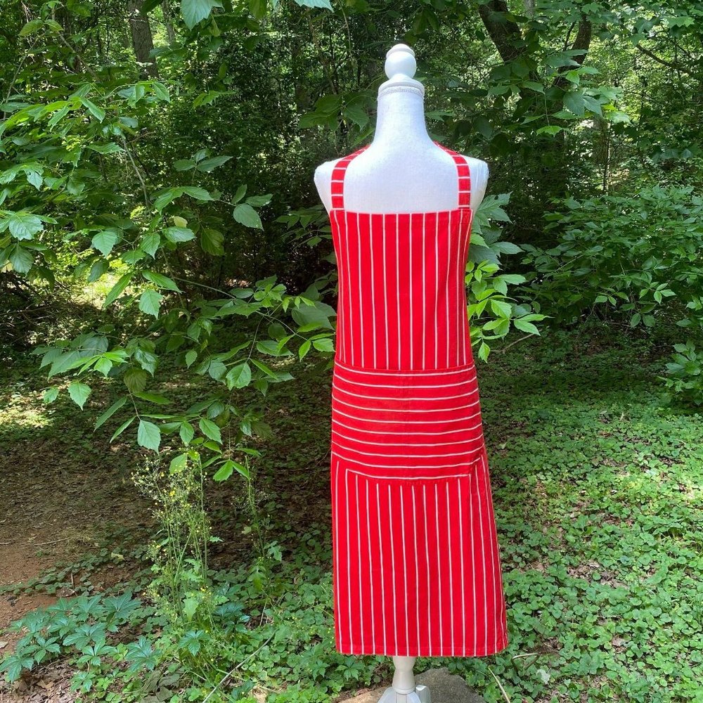 C'Est Ca Butcher's Stripe Apron for Men